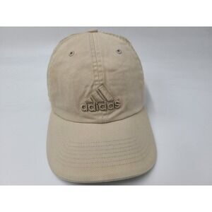 Adidas Distressed Mesh Trucker Snapback Hat Cap Cotton Casual Men Women Beige